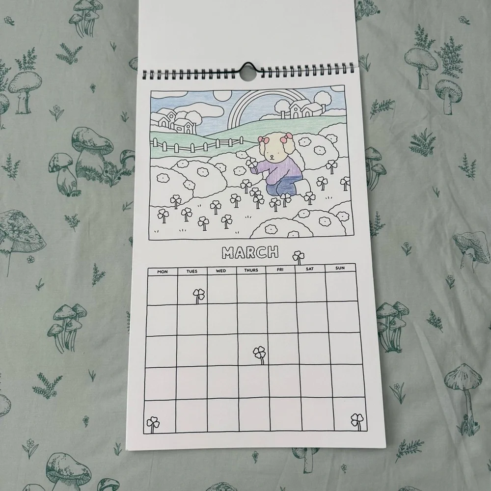Bobbie Goods Coloring Calendar